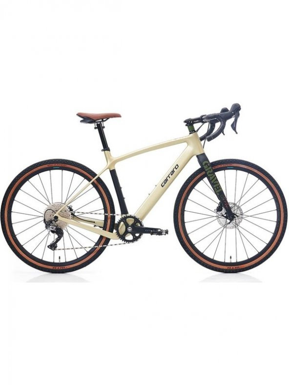 Carraro Gravel G6 Pro Karbon Bisiklet hidrolik disk 27.5 Jant 11 Vites Mat Yeşil Haki 52 cm ürün görseli 1