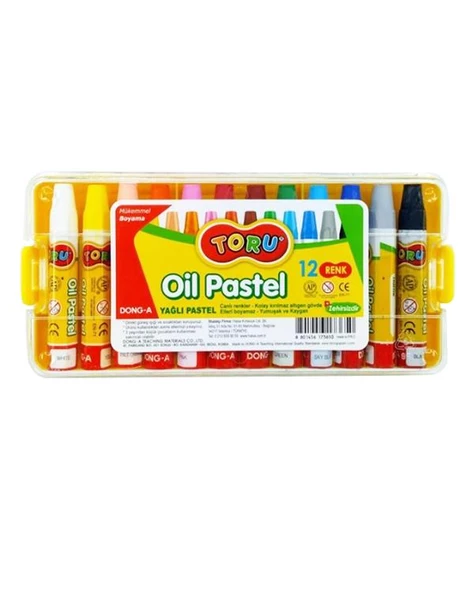 Toru 12 Renk Yağlı Pastel Boya ürün görseli 1