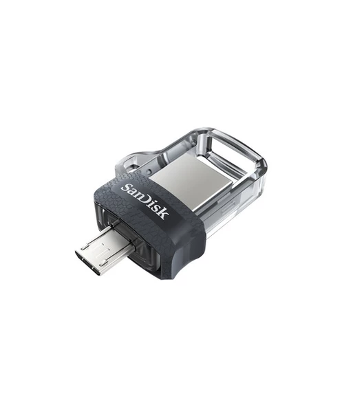 SanDisk Ultra Dual Drive m3.0 64GB Grey & Silver ürün görseli 1