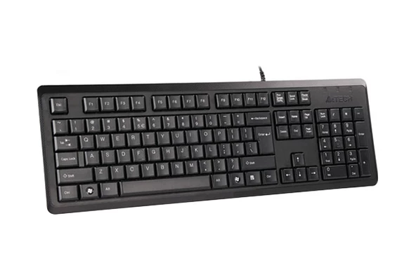 A4 TECH KR-92 Q KLAVYE USB STANDART SİYAH - Resim 2