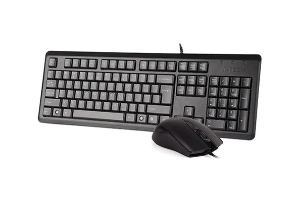 A4 TECH KR-9276 Q USB STANDART KLAVYE+OPTİK MOUSE - Resim 5