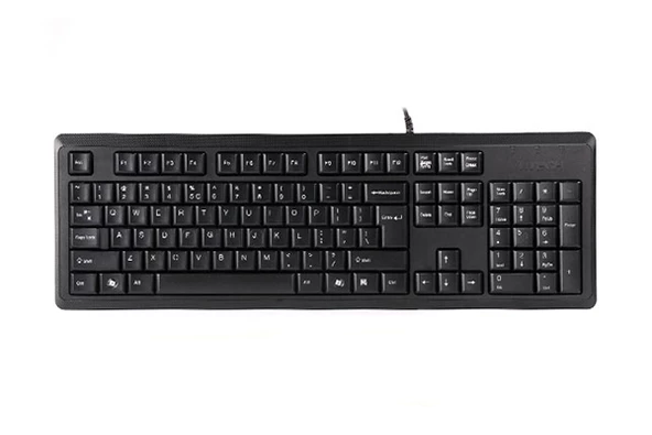 A4 TECH KR-92 Q KLAVYE USB STANDART SİYAH ürün görseli 1