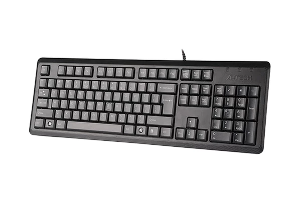 A4 TECH KR-92 Q KLAVYE USB STANDART SİYAH - Resim 3