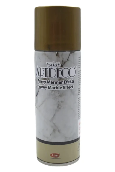 Artdeco 200ml Sprey Mermer Efekti Altın / 990 ürün görseli 1