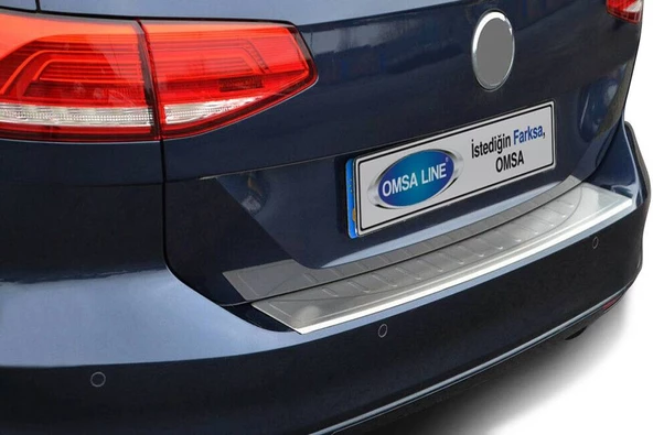 OMSA VW Passat B8 SW Krom Taşlı Arka Tampon Eşiği 2015 ve Sonrası ürün görseli 1