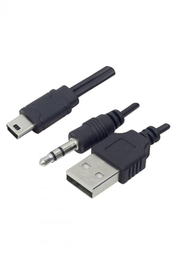 Mp3 Mp4 Player Müzik Kutusu Usb Şarj Ve 3.5Mm Aux Kablo (Müzik Kutusu Kablosu) ürün görseli 1