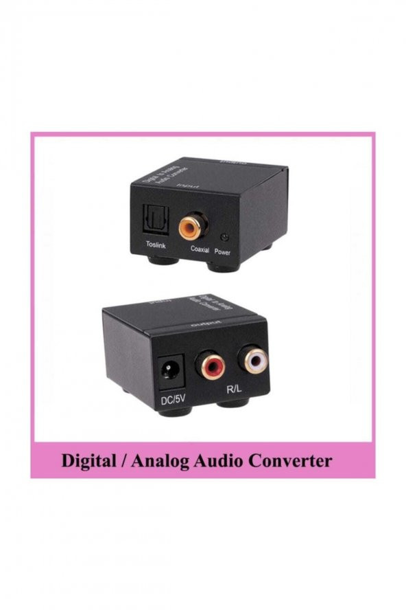 Dijital - Analog Ses Çevirici Toslink - Resim 3