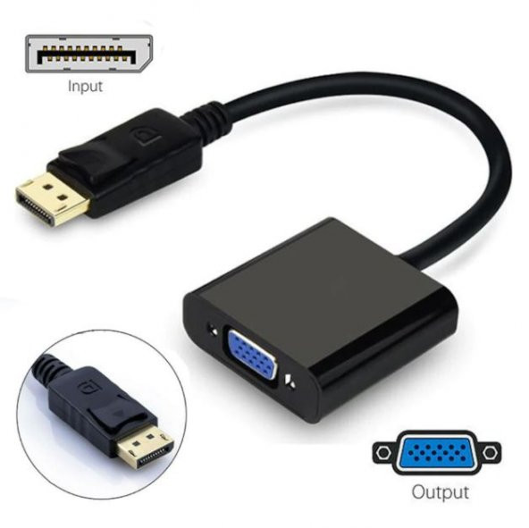 Displayport to VGA Dönüştürücü - Resim 3