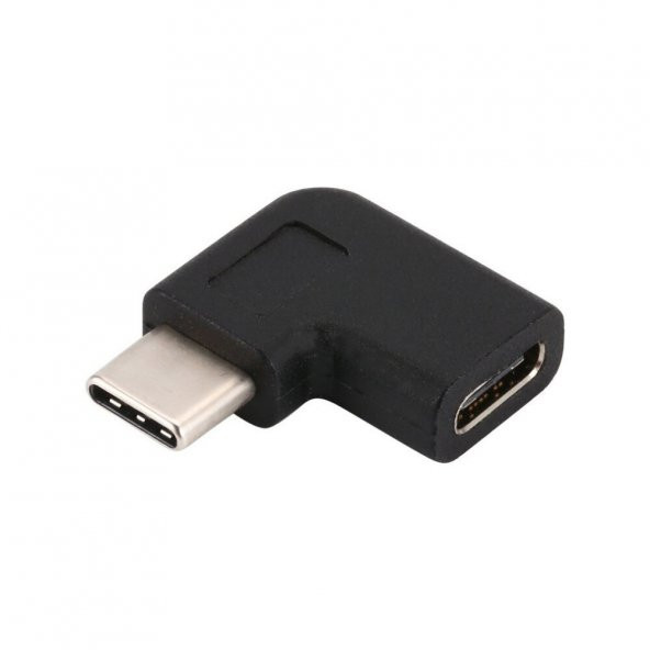 Type-C 90 Derece Sağ Sol Dirsek Köşe Erkek Dişi Dönüştürücü Kablo Çevirici Adaptör ürün görseli 1
