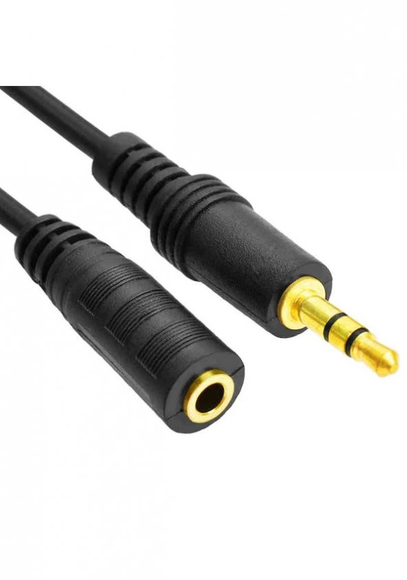 1 8M Aux Stereo 3.5Mm Ses Kulaklık Hoparlör Uzatma Kablosu ürün görseli 1