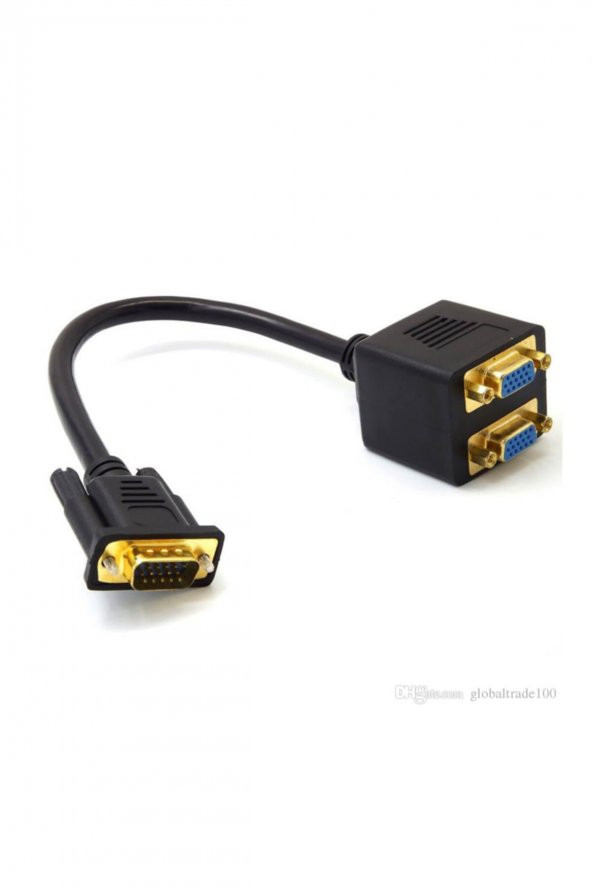Vga Y Kablo - Vga Çoklayıcı - Vga Splitter Kablo - Altın Uçlu ürün görseli 1