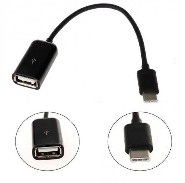 Type C Usb Otg Kablo Veri Aktarma Kablosu 20 cm ürün görseli 1