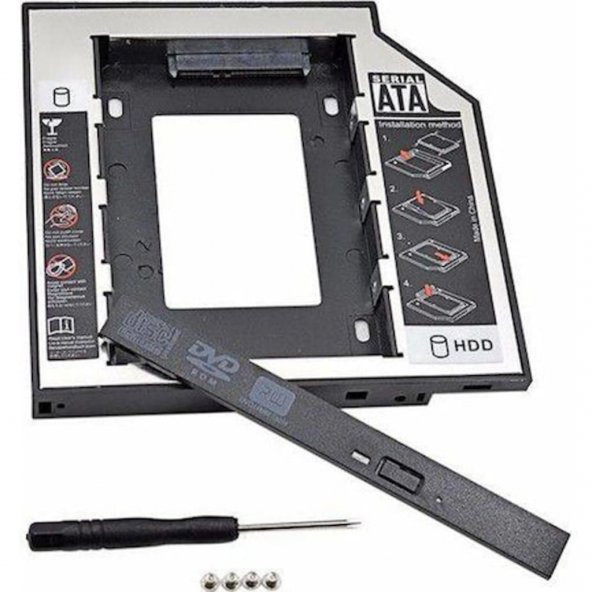 Hdd Caddy Serıal Ata 9.5 mm 2. Hard Disk Ssd Bağlantı Kiti ürün görseli 1