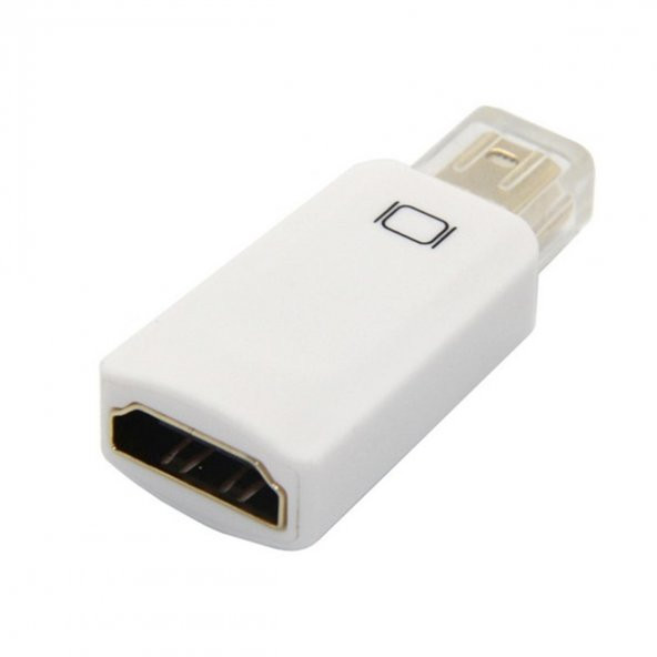 Kuvars Macbook Thunderbolt Mini Displayport to Hdmi Çevirici Adaptör - Resim 2