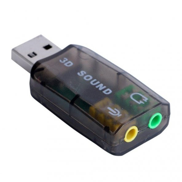 Kuvars Usb Ses Kartı 5.1 3D Sound Card ürün görseli 1