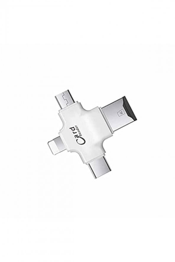 4419 Lightning Type C 3.1 Micro Usb Tf Kart Okuyucu Iphone Otg Çevirici Dönüştürücü ürün görseli 1