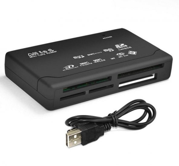 Çoklu Kart Okuyucu Compact Flash CF SD MMC CF MS Multi Card Reader ürün görseli 1
