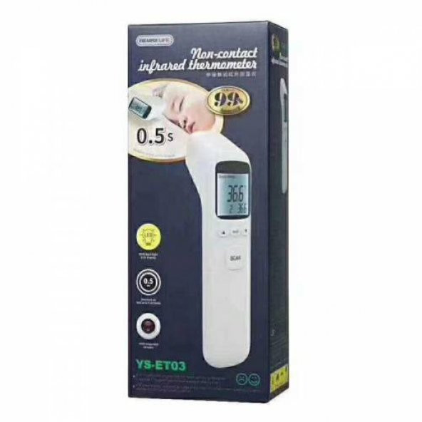 Ys-et03 Temassız Ateş Ölçer Termometre Sertifikalı - Resim 3