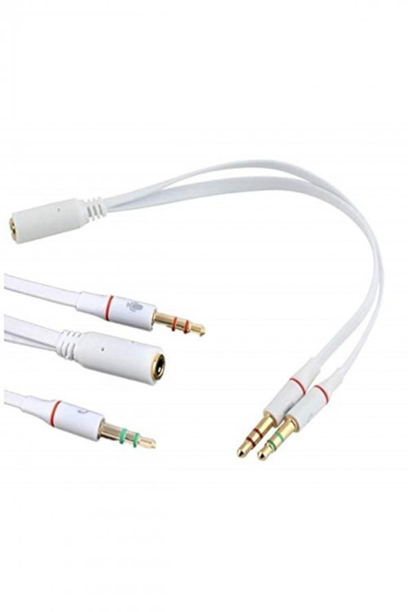 Al 4652 3.5 mm Kulaklık Mikrofon Çoklayıcı Switch Splitter ürün görseli 1