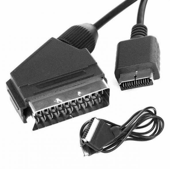 Playstation To Tv Scart Bağlantı Kablosu Scart Ps2 Ps3 Scart Ps 2 Ps 3 To Tv Scart Çevirici Kablo ürün görseli 1