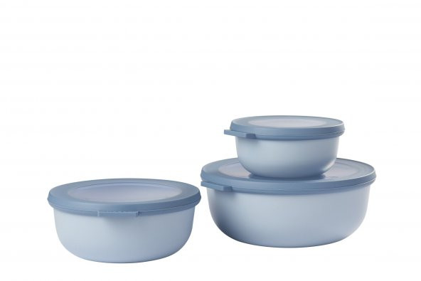Mepal Set Cirqula Round 3 Parça Saklama Kabı (350+750+1250+2250 ml) ürün görseli 1