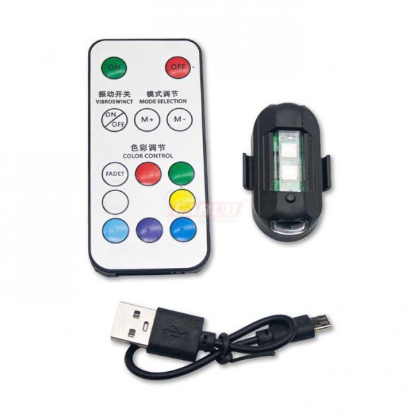 Uçak Kanadı Çakarlı lamba Led Rgb ürün görseli 1