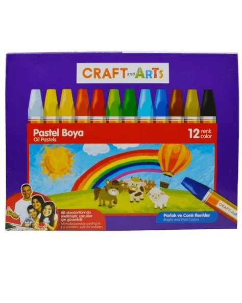 Craft And Arts 12li Pastel Boya Seti ürün görseli 1