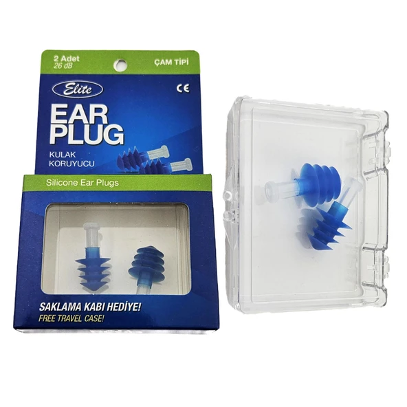 EAR PLUG 2'li Kulak Koruyucu Çam Tipi - Resim 2