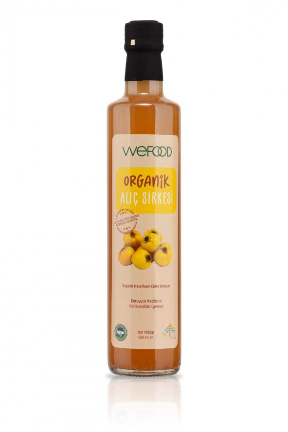 Wefood Organik Alıç Sirkesi 500 ml ürün görseli 1