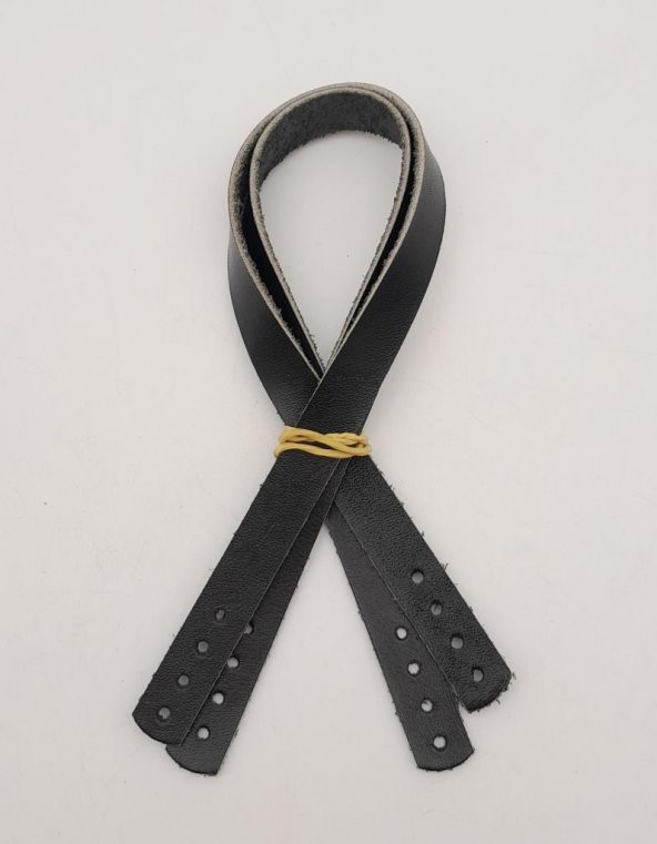 Angel Çanta Aksesuar Gerçek Deri 35X1.2 Cm Siyah Renk Çanta Sapı ürün görseli 1