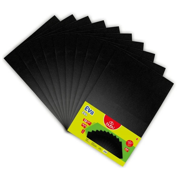 BuBu 50x70 cm Eva Siyah 10lu Paket ürün görseli 1