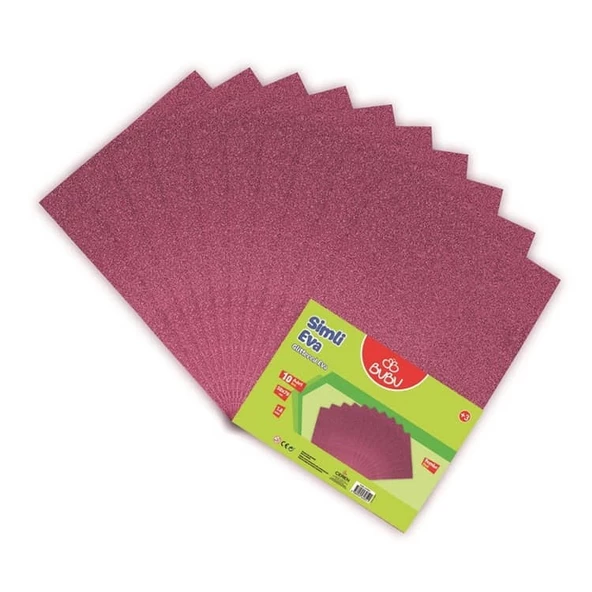 BuBu 50x70 cm Simli Eva Pembe 10lu Paket ürün görseli 1