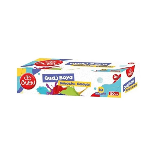 Bubu Guaj Boya 10 Renk x 20 ml. ürün görseli 1