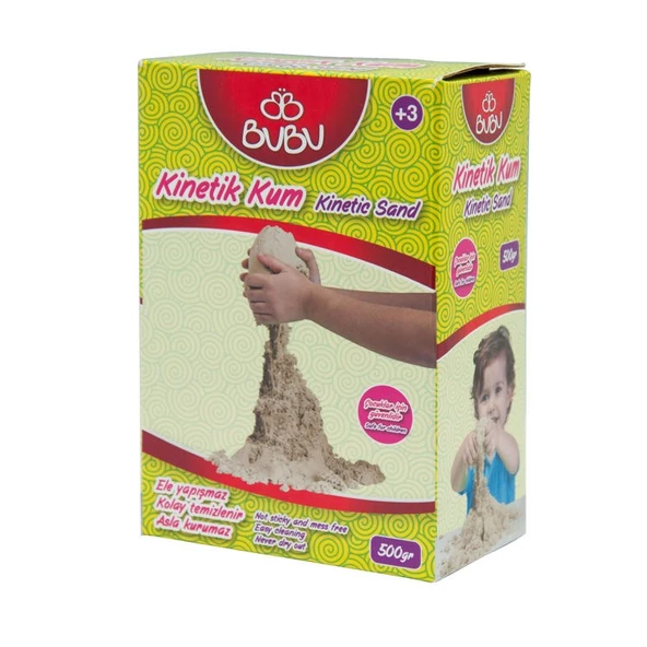 BuBu Kinetik Kum 500 gr. Naturel ürün görseli 1