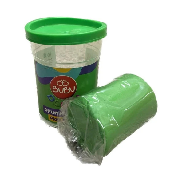 Bubu Tek Renk Oyun Hamuru 125 gr Yeşil ürün görseli 1
