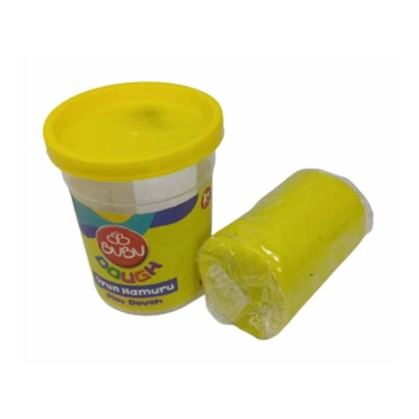 Bubu Tek Renk Oyun Hamuru 125 gr Sarı ürün görseli 1