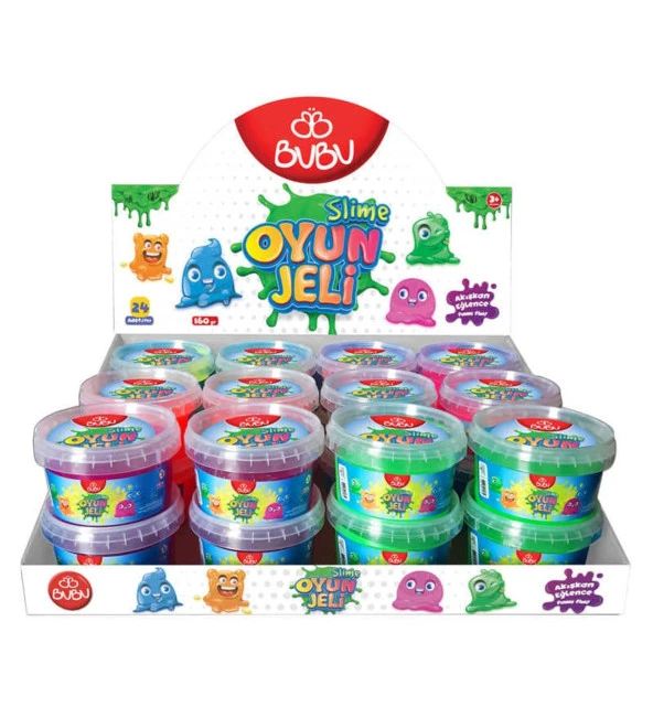 Bubu Oyun Jeli (Hazır Slime) Orta Boy 160 gr 1 Adet ürün görseli 1