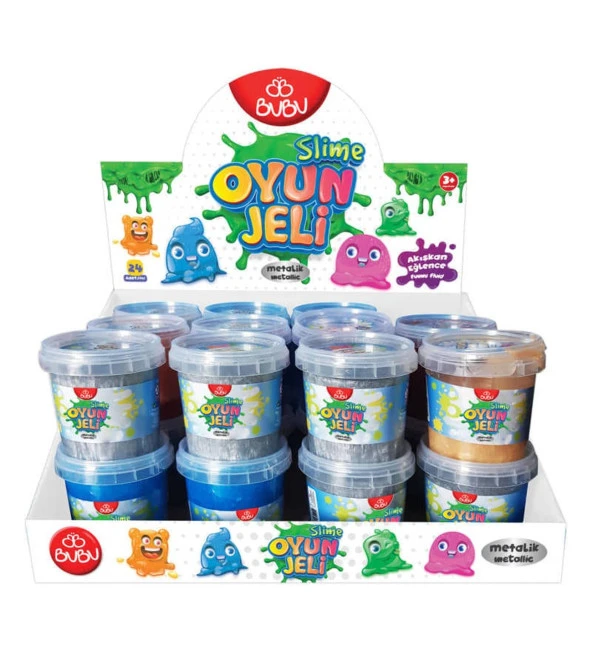 Bubu Oyun Jeli (Hazır Slime) Metalik 145 gr 1 Adet ürün görseli 1