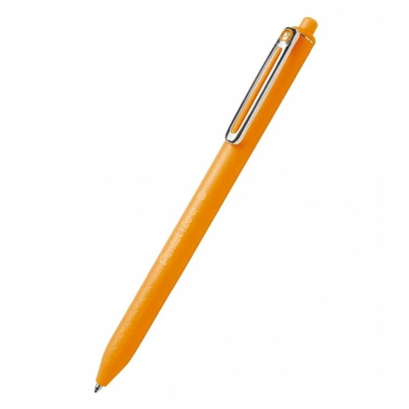 Pentel iZee Yağ Bazlı Mekanizmalı Roller Kalem 0.7 mm Turuncu BX467-F ürün görseli 1