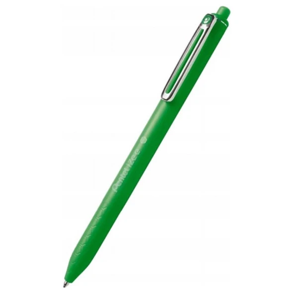 Pentel iZee Yağ Bazlı Mekanizmalı Roller Kalem 0.7 mm Yeşil BX467-D ürün görseli 1
