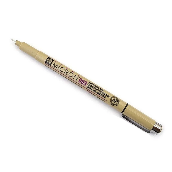 Sakura Pigma Micron Çizim Kalemi 0.03 SİYAH ürün görseli 1
