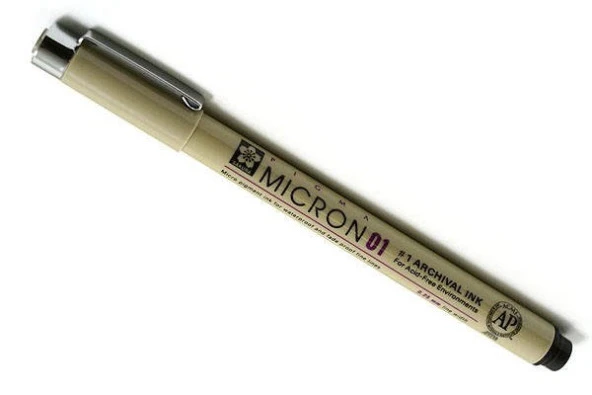 Sakura Pigma Micron Çizim Kalemi 0.1 SİYAH ürün görseli 1