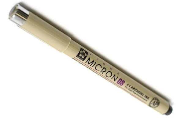 Sakura Pigma Micron Çizim Kalemi 0.8 SİYAH ürün görseli 1