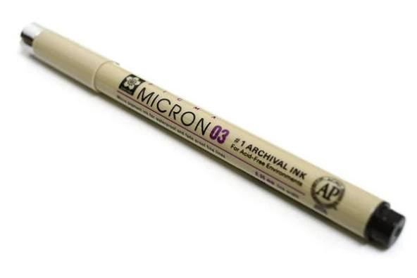 Sakura Pigma Micron Çizim Kalemi 0.3 SİYAH ürün görseli 1