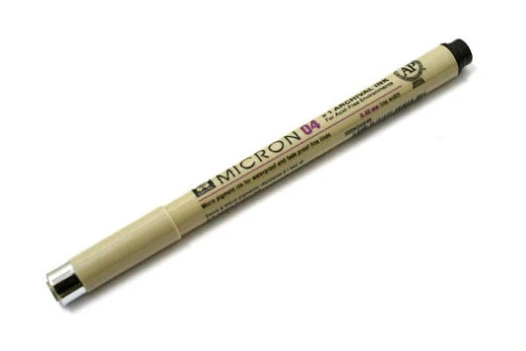 Sakura Pigma Micron Çizim Kalemi 0.4 SİYAH ürün görseli 1