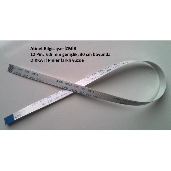 Awm 20624 80C 60V Vw-1 Flex Kablo 12 Pin 30 Cm 12-0.5-30B ürün görseli 1