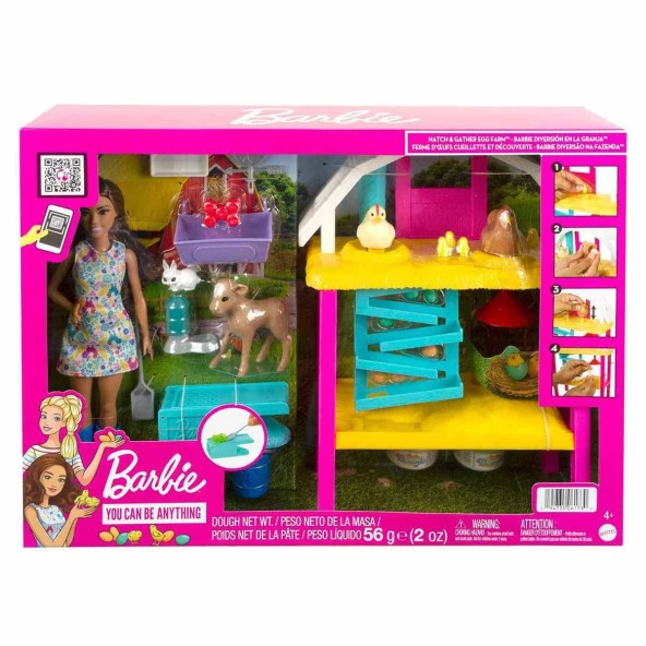 Barbie Eğlenceli Çiftlik Hayatı Oyun Seti ürün görseli 1
