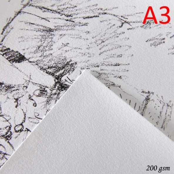 Canson 1557 Dessin JA Beyaz Resim/Çizim Kağıdı 200 gr. A3 10 Adet ürün görseli 1
