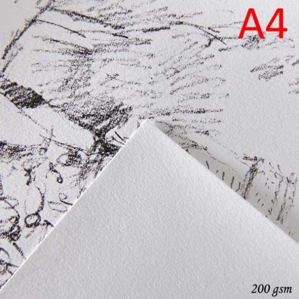 Canson 1557 Dessin JA Beyaz Resim/Çizim Kağıdı 200 gr. A4 10 Adet ürün görseli 1