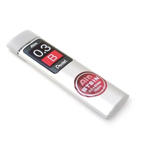 Pentel Ain Stein Min (Mekanik Kurşun Kalem Ucu) 0.3 mm B 15li Tüp ürün görseli 1